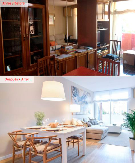 antes / después